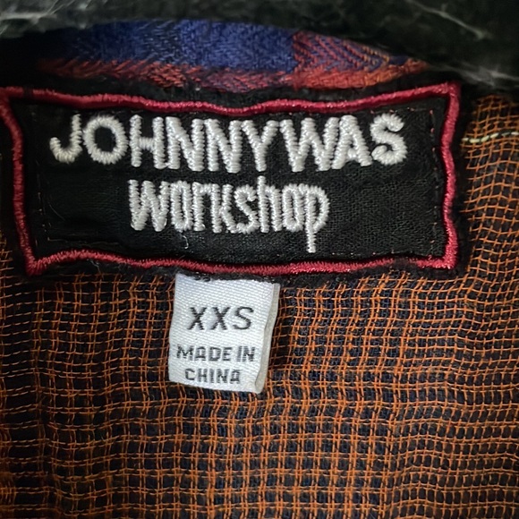 Johnny Was Workshop flannel shirt size XXS runs big - Picture 4 of 7
